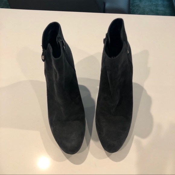 Stuart Weitzman Slate Grey Booties Ankle Boots - Picture 2 of 5